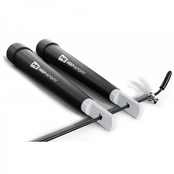 Скакалка Crossfit с пластиковыми ручками Hop-Sport HS-P010JR черная