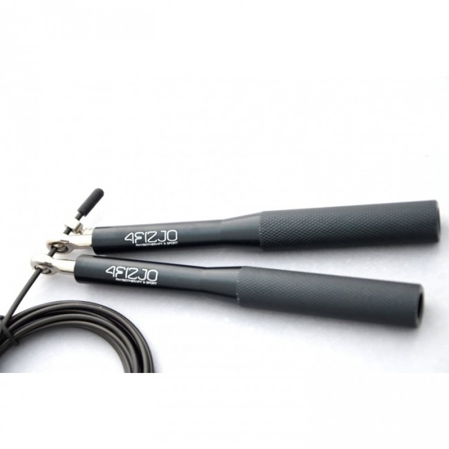 Скакалка скоростная для кроссфита 4FIZJO Speed Rope Black (P-5907222931165)