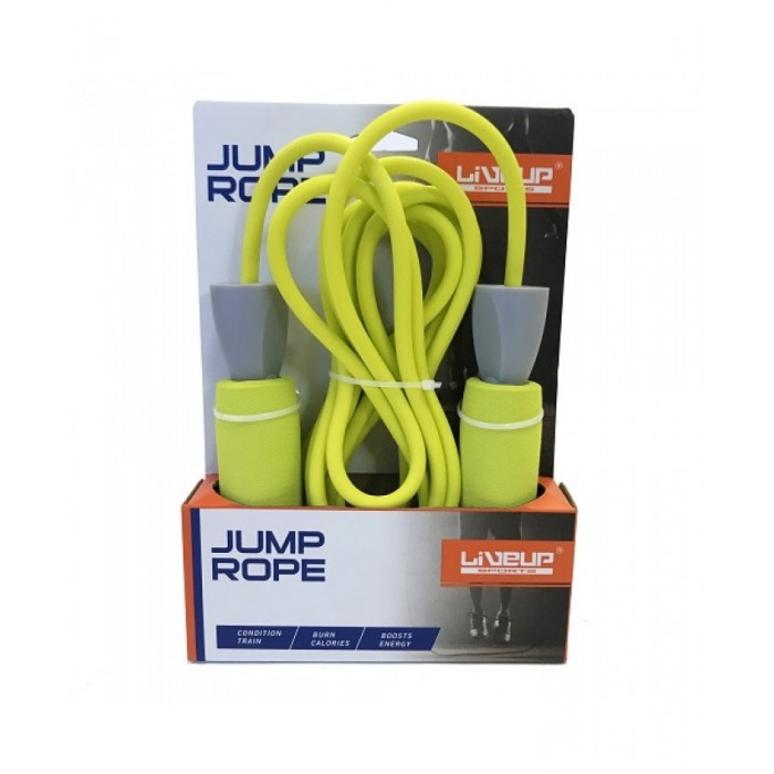 Скакалка LiveUp PVC FOAM HANDLE JUMP ROPE LS3118