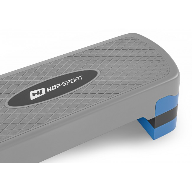 Степ платформа Hop-Sport HS-PP020AS серо-синяя