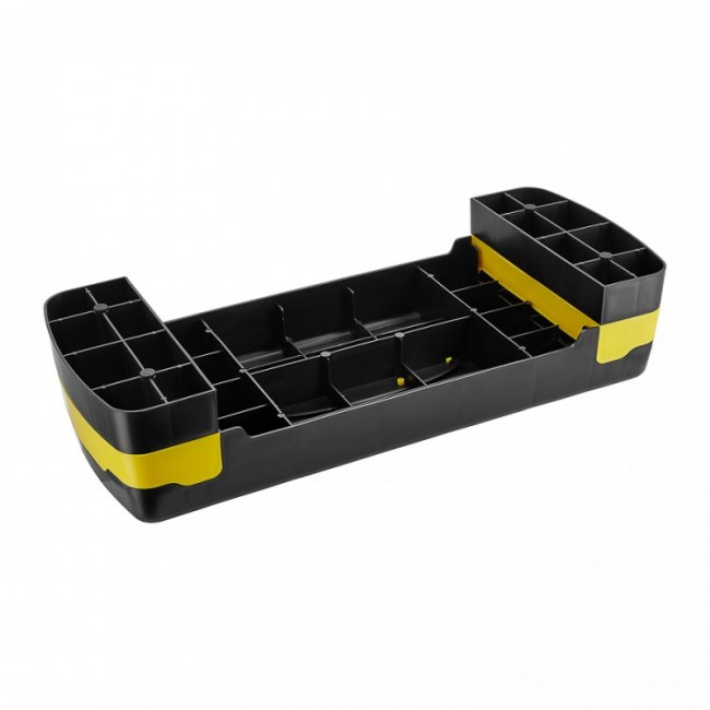 Степ-платформа 2-ступенчатая 4FIZJO 69 х 28 х 10-15 см Black/Yellow (P-5907739310408)
