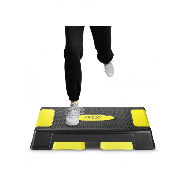 Степ платформа 3-ступенчатая 4FIZJO PRO 4FJ0225 Black/Yellow