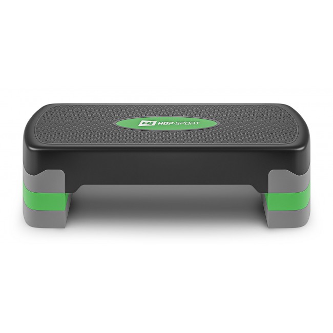 Степ платформа Hop-Sport HS-PP020AS черно-зеленая