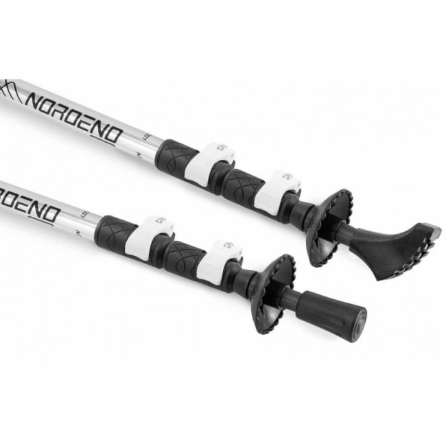 Трекинговые палки Hop-Sport Nordend Pro серебристые