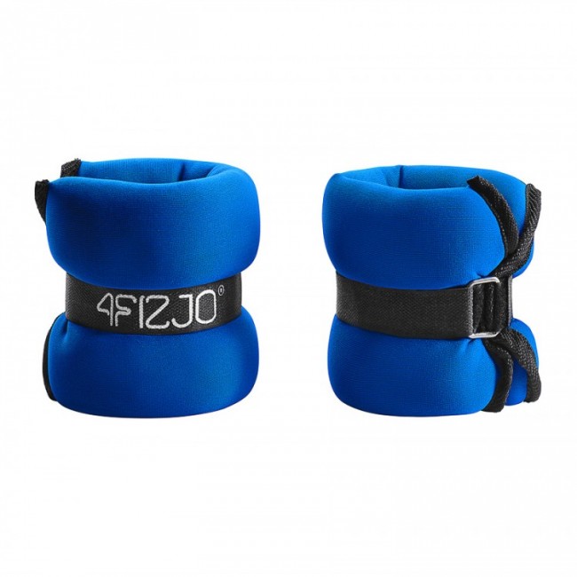 Утяжелители для ног и рук 4FIZJO 2 x 3 кг Black/Blue (P-5907739311115)