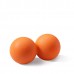 Масажний м'яч подвійний 6 см SPART Massage DuoBall помаранчевий