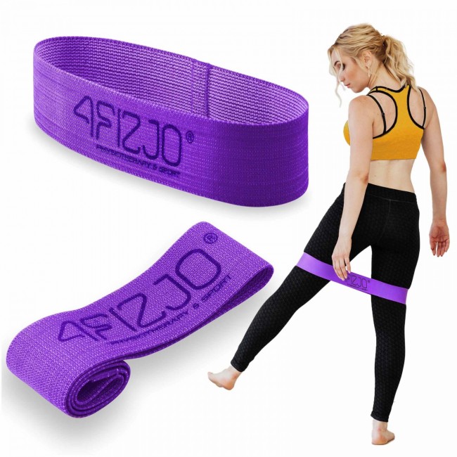 Резинка для фитнеса и спорта из ткани 4FIZJO Flex Band 16-22 кг Violet (P-5907739311696) Резинка для фитнеса и спорта из ткани 4FIZJO Flex Band 16-22 кг Violet (P-5907739311696)