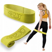 Резинка для фітнесу та спорту тканинна 4FIZJO Flex Band 23-29 кг Yellow (P-5907739311702)
