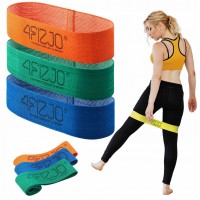 Набор резинок для фитнеса тканевых 4FIZJO Flex Band 3 шт 1-15 кг Mix (P-5907739310958)