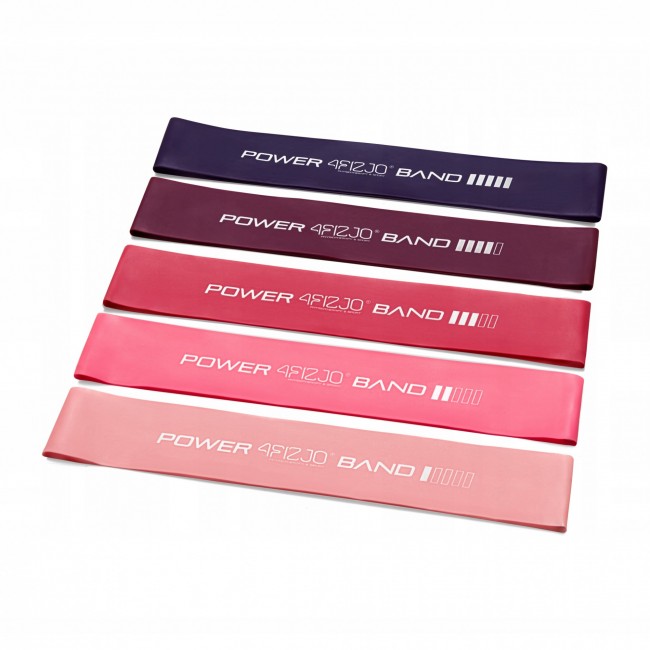 Резинки для фітнесу 4FIZJO Mini Power Band набір 5 шт 1-20 кг Pink (P-5907739311443)