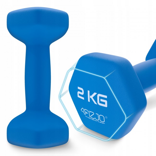 Гантели для фитнеса виниловые 4FIZJO Classic 2 x 2 кг (P-5907739311979)
