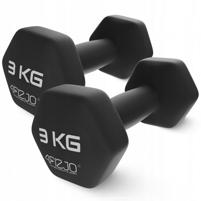 Гантели для фитнеса виниловые 4FIZJO Classic 2 x 3 кг (P-5907739311986) Гантели для фитнеса виниловые 4FIZJO Classic 2 x 3 кг (P-5907739311986)