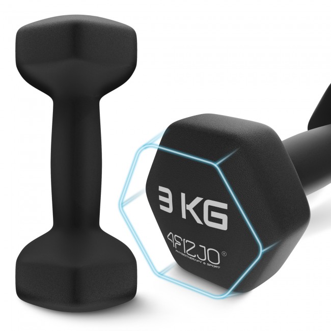 Гантели для фитнеса виниловые 4FIZJO Classic 2 x 3 кг (P-5907739311986)