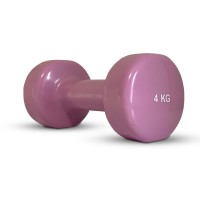 Гантель для фитнеса виниловая Stein 4 кг 1шт розовая DB3012-4