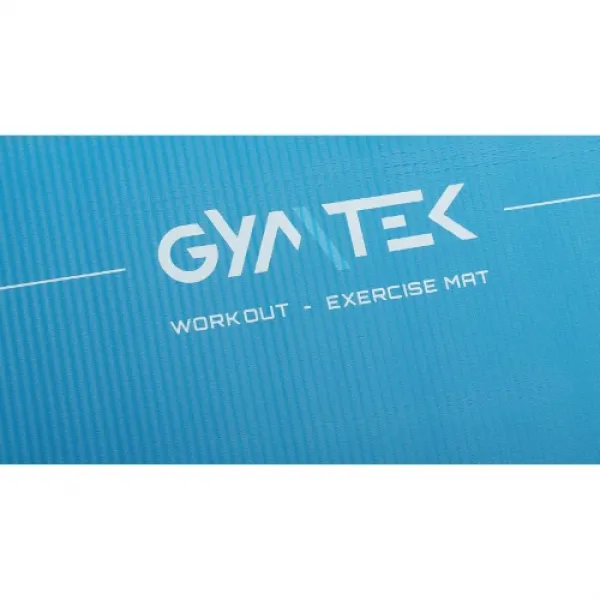 Килимок (мат) для фітнесу та йоги Gymtek NBR 1,5 см блакитний