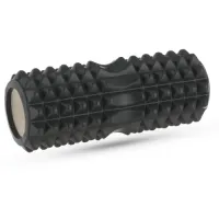 Массажный ролик Gymtek для йоги и фитнеса 33*10,5 см черный