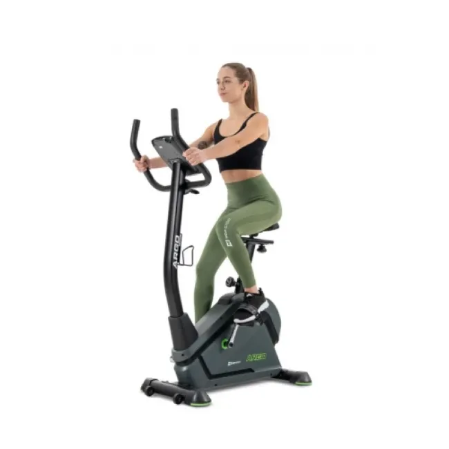 Велотренажер Hop-Sport HS-120H Argo черно-зеленый + мат