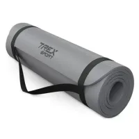Килимок для йоги Trex Sport TX-018NGM NBR 1см 180х60 сірий