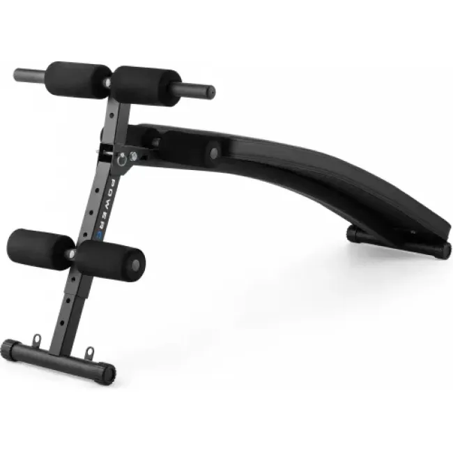 Наклонная скамья для тренировок пресса Gymtek XL200 с эспандерами для дома