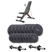 Набір Elitum Titan гантелі 2х31кг Hop-Sport HS-2080 HB