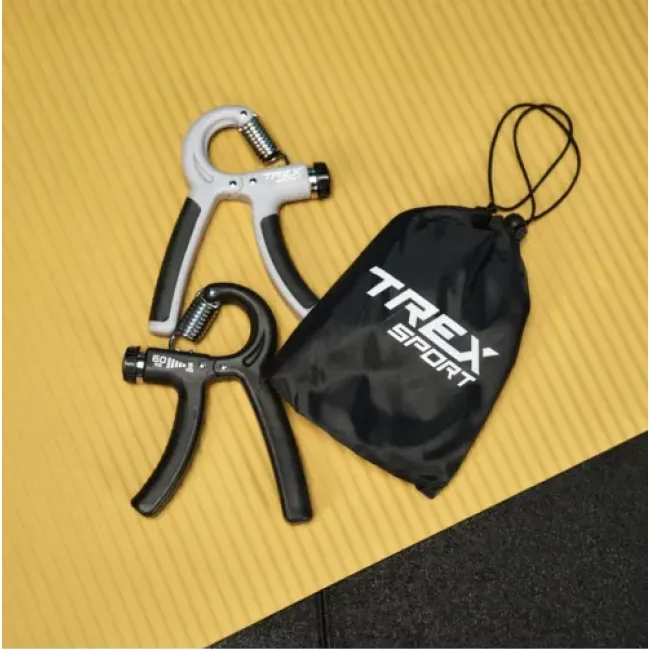 Набор регулируемых эспандеров 5-60кг Trex Sport TX-002HGB черно-серый