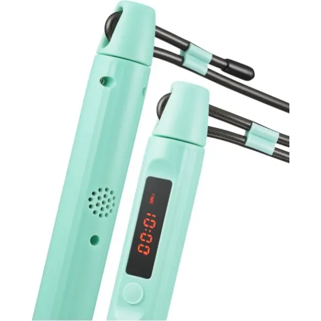 Умная скакалка Gymtek Smart с дисплеем и Bluetooth бирюзовая