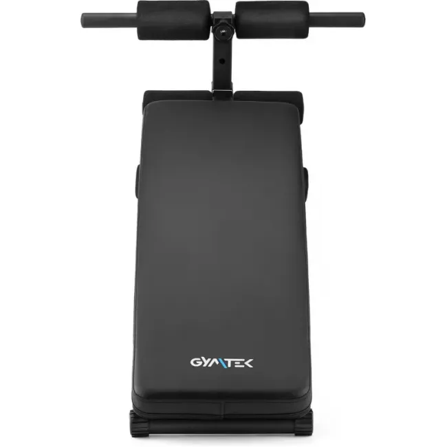 Наклонная скамья для тренировок пресса Gymtek XL200 с эспандерами для дома