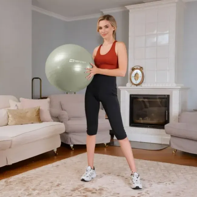 Фитбол Hop-Sport 45см шалфейный + насос