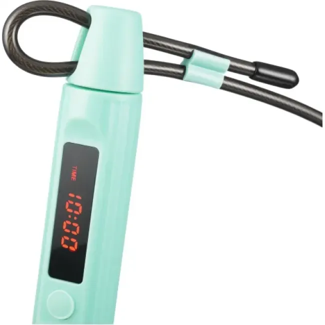 Умная скакалка Gymtek Smart с дисплеем и Bluetooth бирюзовая