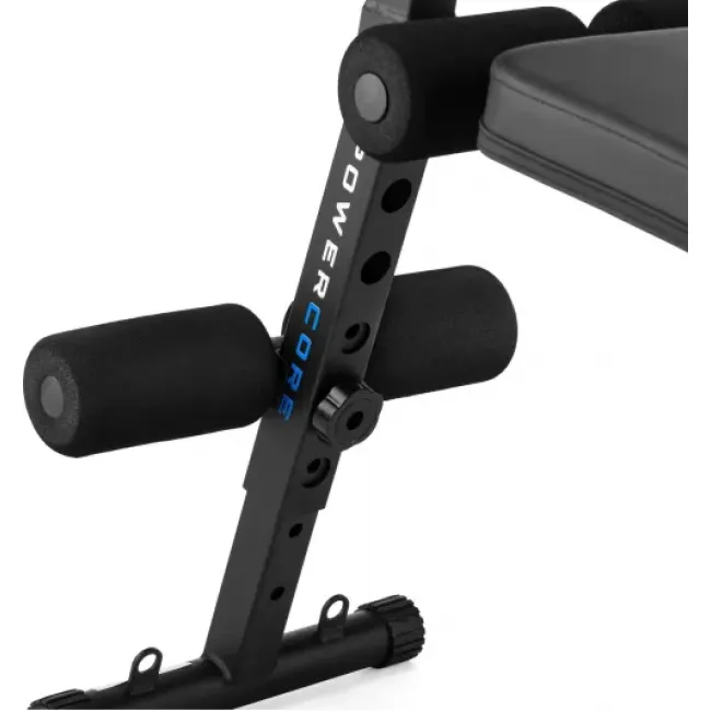 Наклонная скамья для тренировок пресса Gymtek XL200 с эспандерами для дома