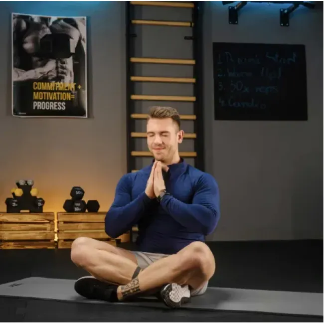 Коврик для йоги Trex Sport TX-018NGM NBR 1см 180х60 серый