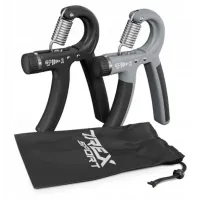 Набор регулируемых эспандеров 5-60кг Trex Sport TX-002HGB черно-серый