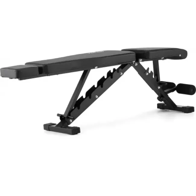 Складная регулируемая скамья для тренировок Gymtek XL500 с эспандерами