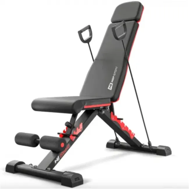 Набор Elitum Titan гантели 2х31кг с скамьей Hop-Sport HS-2080 HB