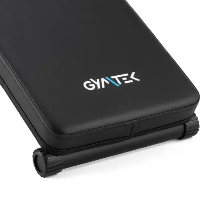 Наклонная скамья для тренировок пресса Gymtek XL200 с эспандерами для дома