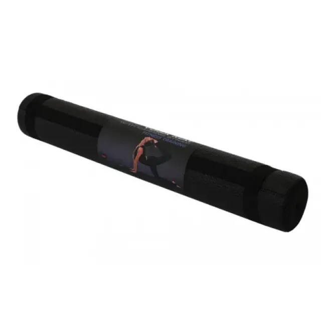 Коврик (мат) для фитнеса и йоги York Fitness 0,3см черный