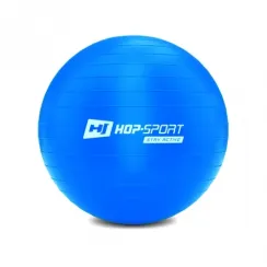 Фітбол Hop-Sport 45см блакитний + насос 2020