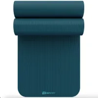 Килимок для йоги Hop-Sport HS-NB015GM NBR 1,5см темний морський