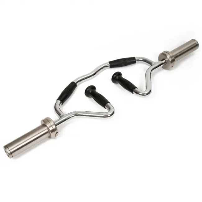 Гриф олимпийский Bi-Tri-Trap York Fitness 86см (50мм) с резиновыми рукоятками Гриф олимпийский Bi-Tri-Trap York Fitness 86см (50мм) с резиновыми рукоятками