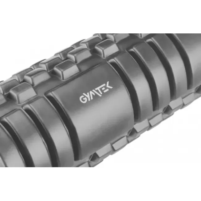 Массажный ролик Gymtek для йоги и фитнеса EVA 45см серый