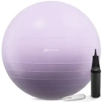 Фитбол Hop-Sport 85см сиреневый + насос