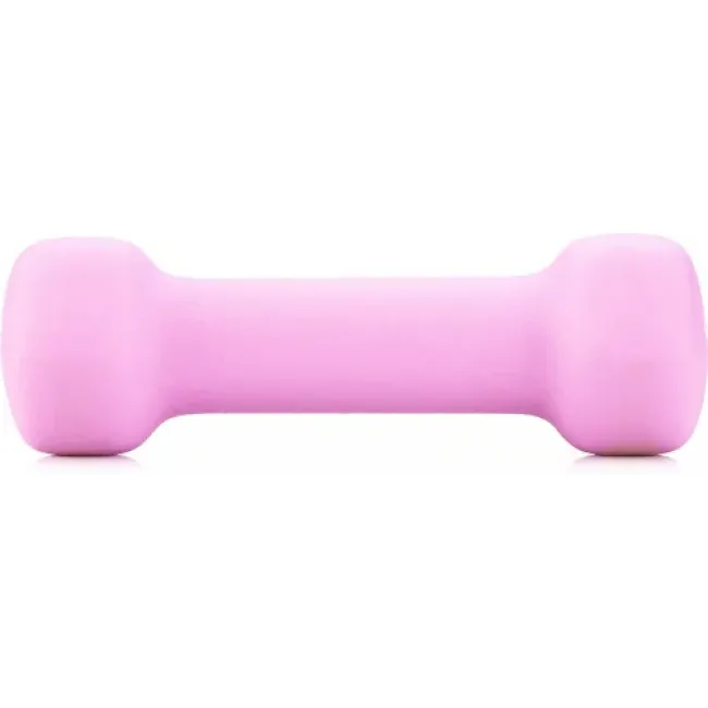 Гантелі для фітнесу неопренові Gymtek Hex 2х0,5 кг рожевий