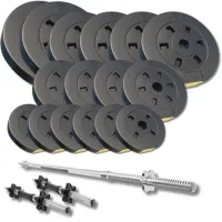 Набор со штангой и гантелями Besport PowerPro 68кг (гриф 167см)