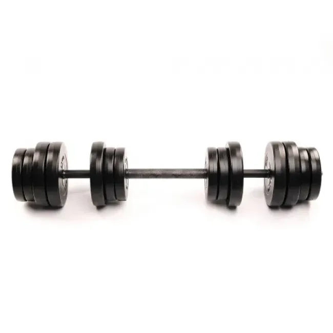 Гантели Elitum 2х31кг + удлинитель грифа для штанги