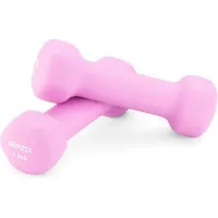 Гантелі для фітнесу неопренові Gymtek Hex 2х0,5 кг рожевий