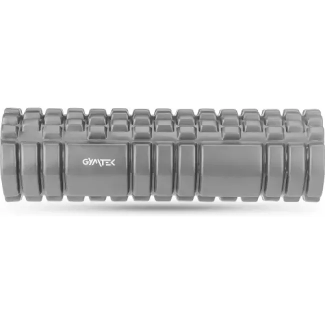 Массажный ролик Gymtek для йоги и фитнеса EVA 45см серый