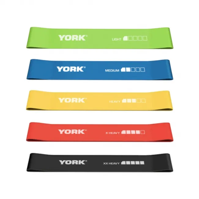 Набір гумок для фітнесу York Fitness (5 шт) 0,5-30 кг
