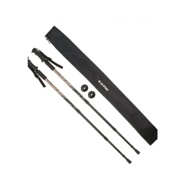 Трекинговые палки Outtec 3-х секционные 65-135 см Anti-shock ALU
