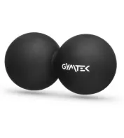 Массажный мяч Gymtek 63 мм двойной черный