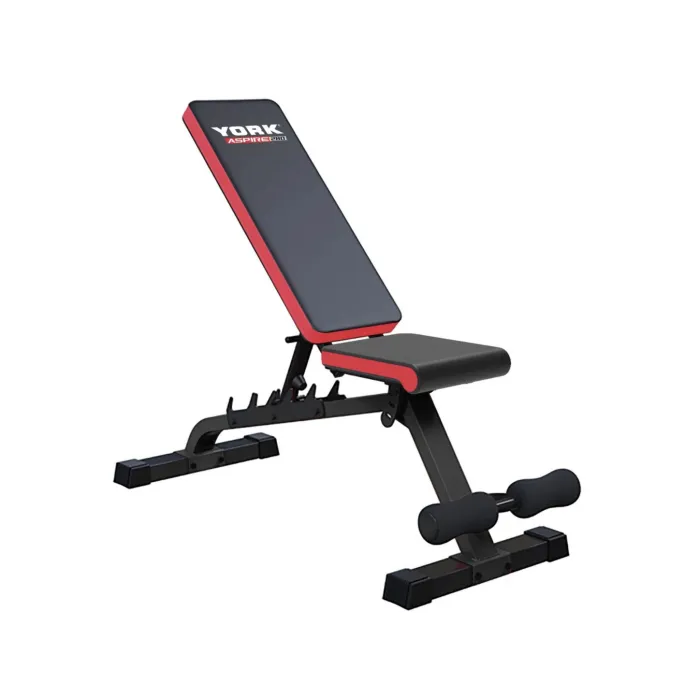 Скамья тренировочная York Fitness ASPIRE 280 FID многофункциональна для пресса и жима